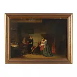 Sitting for a Portrait by Reinier Craeyvanger, Oil on panel, sold Mar 2024