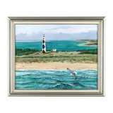 Cape Lookout by Duane Raver Jr., Acrylic on canvas, sold Feb 2024