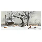 Studio Snow by Bob Timberlake, Watercolor, sold Feb 2024