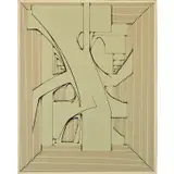 L'espace assiégé V by Joaquín Ferrer, 1974, Huile sur toile, sold Mar 2024