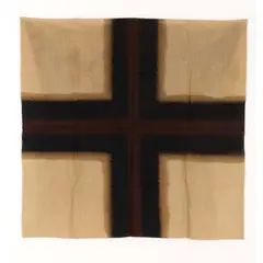 Croix (n°6), Mai 1974 by Noël Dolla, Huile et pigments sur toiles libres cousues, sold Mar 2024