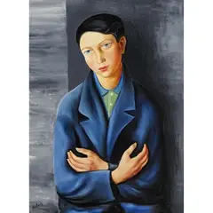 Jeune garçon by Moïse Kisling, circa 1928, Huile sur toile, sold Jun 2024