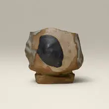Vessel from the Navel series by Peter Voulkos, 1961, glazed stoneware, sold Jul 2026