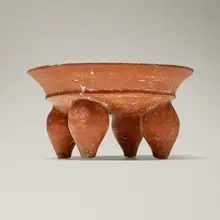 Tetrapod bowl by Colima, earthenware, sold Jul 2026