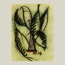 Untitled (Venetian) by Dale Chihuly, mixed media on paper, sold Jul 2026