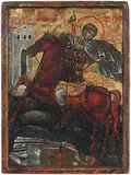 Griechisch, in der Art des 16./17.Jhs by Hl. Demetrios, tempera, sold Mar 2017
