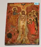 Griechisch, um 1800 by Taufe Christi, tempera, sold Mar 2017