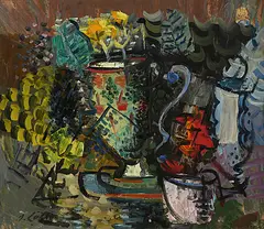 Opus XI", um 1928 by Oskar Lüthy, oil on board, sold Mar 2017