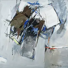 Ohne Titel, 1994 by Dea Murk, acrylic, sold Mar 2017