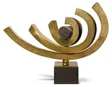 Epicentre by André E. Bucher, 1979, bronze, sold Mar 2017