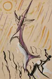 Fischfang by Max Gubler, gouache, sold Mar 2017