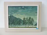 Spaziergänger am See by Hermann Pieper, oil on board, sold Mar 2017