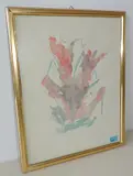 Blumen by Charles Hindenlang, watercolor, offered Mar 2017