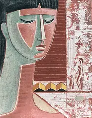 Testina by Mario Tozzi, oil on canvas, sold Dec 2016