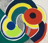 Rythme couleur by Sonja Delaunay-Terk, 1971, gouache, sold Dec 2016