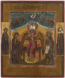 Russisch, um 1800 by Hl. Sophia, tempera, offered Dec 2016