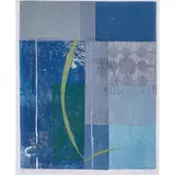Untitled by Barbara Johnson Zuber, woodcut in colors, sold Nov 2023