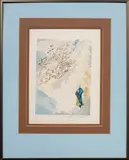Untitled by Salvador Dalí, etching with aquatint, sold Nov 2023