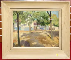 Untitled by Emil Pap, Oil Painting Framed 23''x27'', sold Jan 2025