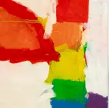 Geometric Composition by Domenick Capobianco, Oil on Canvas, sold Mar 2025