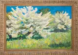 Spring by Antonina Aleksandrovna Dolinina, 1960s, Oil on Canvas, sold Mar 2025