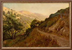 California Landscape Scene by Manuel Valencia, Oil on Canvas, sold Mar 2025