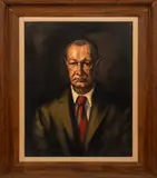 Portrait of a Man by Sheldon Bryon, Oil on Canvas, sold Mar 2025