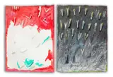 Abstract Compositions by Elfi Schuselka, 1984, Mixed Media on Paper, sold Mar 2025