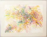 Hawaii 106 by Gabor Peterdi, 1968, Watercolor on Strathmore Artist Paper, sold Mar 2025