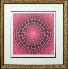 Koeroek by Victor Vasarely, 1983, Serigraph in Colors on Wove Paper, sold Mar 2025