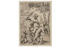 Untitled by Agostino Carracci, engraving, offered Oct 2022