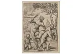 Untitled by Agostino Carracci, engraving, offered Oct 2022
