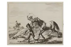 Untitled by Dirk Stoop, etching, offered Oct 2022