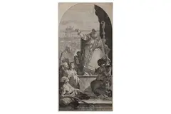 Untitled by Giovanni Domenico Tiepolo, etching, offered Oct 2022