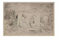 Untitled by Jean-Honoré Fragonard, etching, offered Oct 2022