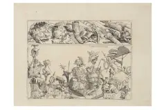 Untitled by Giovanni Domenico Tiepolo, etching, offered Oct 2022