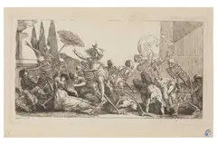 Untitled by Jacques Gamelin, etching, offered Oct 2022