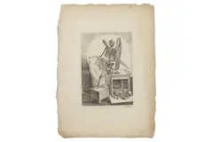 Untitled by Jacques Gamelin, etching, offered Oct 2022