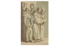 Untitled by John Skippe, woodcut, offered Oct 2022