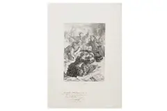 Untitled by Eugène Delacroix, lithograph, offered Oct 2022