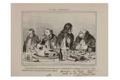 Untitled by Honoré Daumier, lithograph, offered Oct 2022