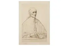 Untitled by Alphonse Legros, etching and drypoint, offered Oct 2022