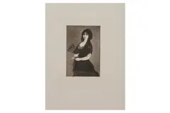 Untitled by Douard Manet, etching, offered Oct 2022