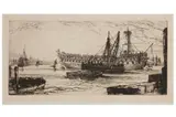 Untitled by Francis Seymour Haden, etching, offered Oct 2022