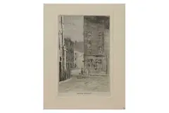 Untitled by Walter Sickert, etching, offered Oct 2022