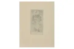 Untitled by Walter Sickert, etching, offered Oct 2022
