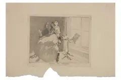 Untitled by Walter Sickert, etching, offered Oct 2022