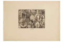 Untitled by Ferdinand Staeger, etching, offered Oct 2022