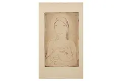 Untitled by Joachim Karsch, etching, offered Oct 2022