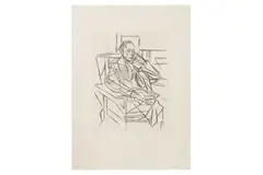 Untitled by Jacques Villon, pencil, offered Oct 2022